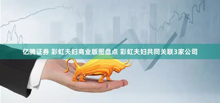 亿腾证券 彩虹夫妇商业版图盘点 彩虹夫妇共同关联3家公司