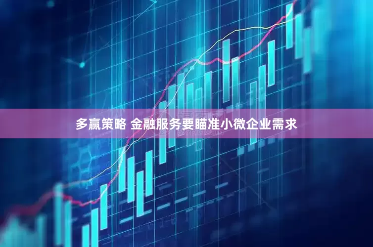 多赢策略 金融服务要瞄准小微企业需求